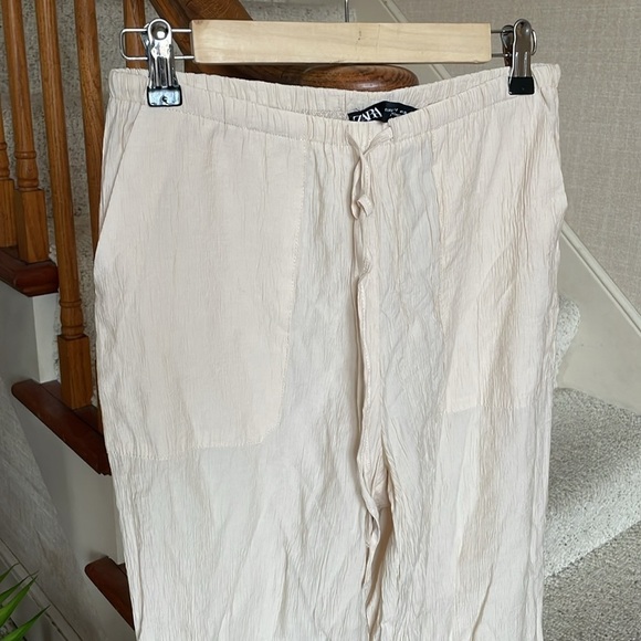 Zara Wide Leg Beach Pants - Picture 3 of 10